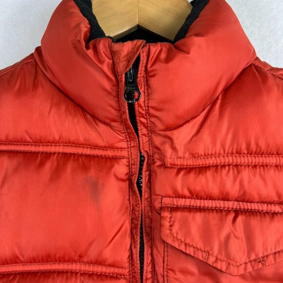 Gap Kids Orange Full Zip Insulated Sienna Thick Puffer Vest Jacket Size XS - Picture 4 of 13